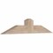 Ekena Millwork Portland Smooth Timber Gable Bracket, Douglas Fir, 48"W x 10"H x 3 1/2"D x 5 1/2"F, 5/12 Pitch GBW048X10X0406POR00SDF - alternate 3